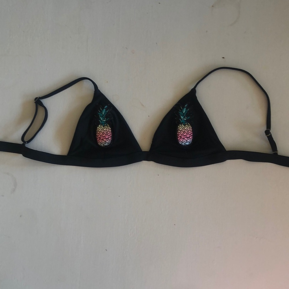hollister pineapple swim top